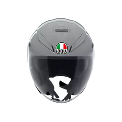 Casco Moto Jet AGV K5 Jet Evo Mono Nardo Grey