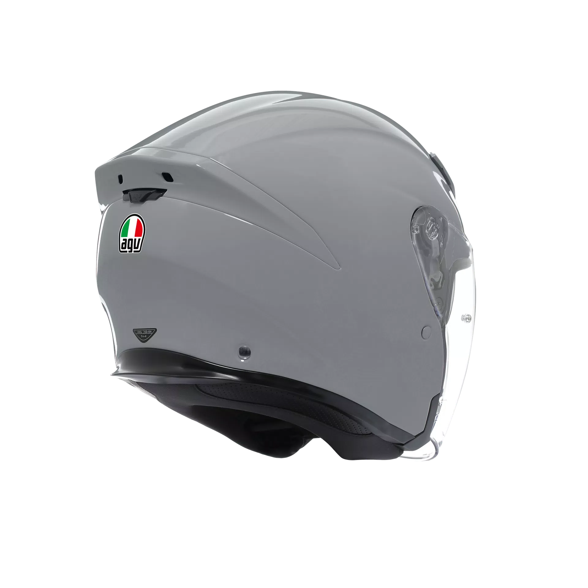 Casco Moto Jet AGV K5 Jet Evo Mono Nardo Grey
