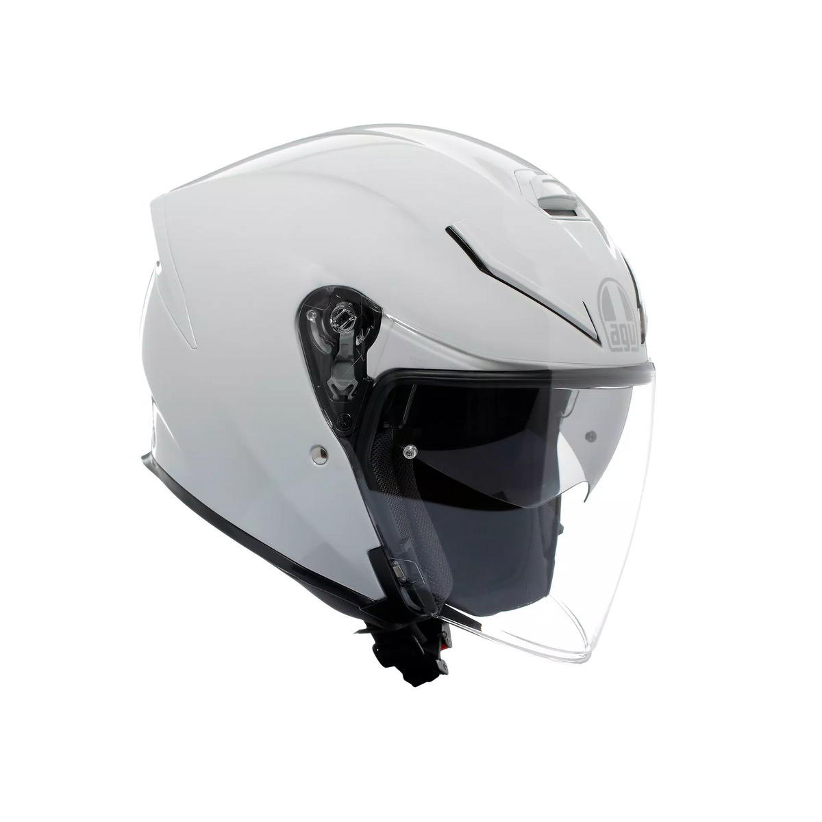 Casco Jet AGV K5 JET EVO Mono Stelvio White