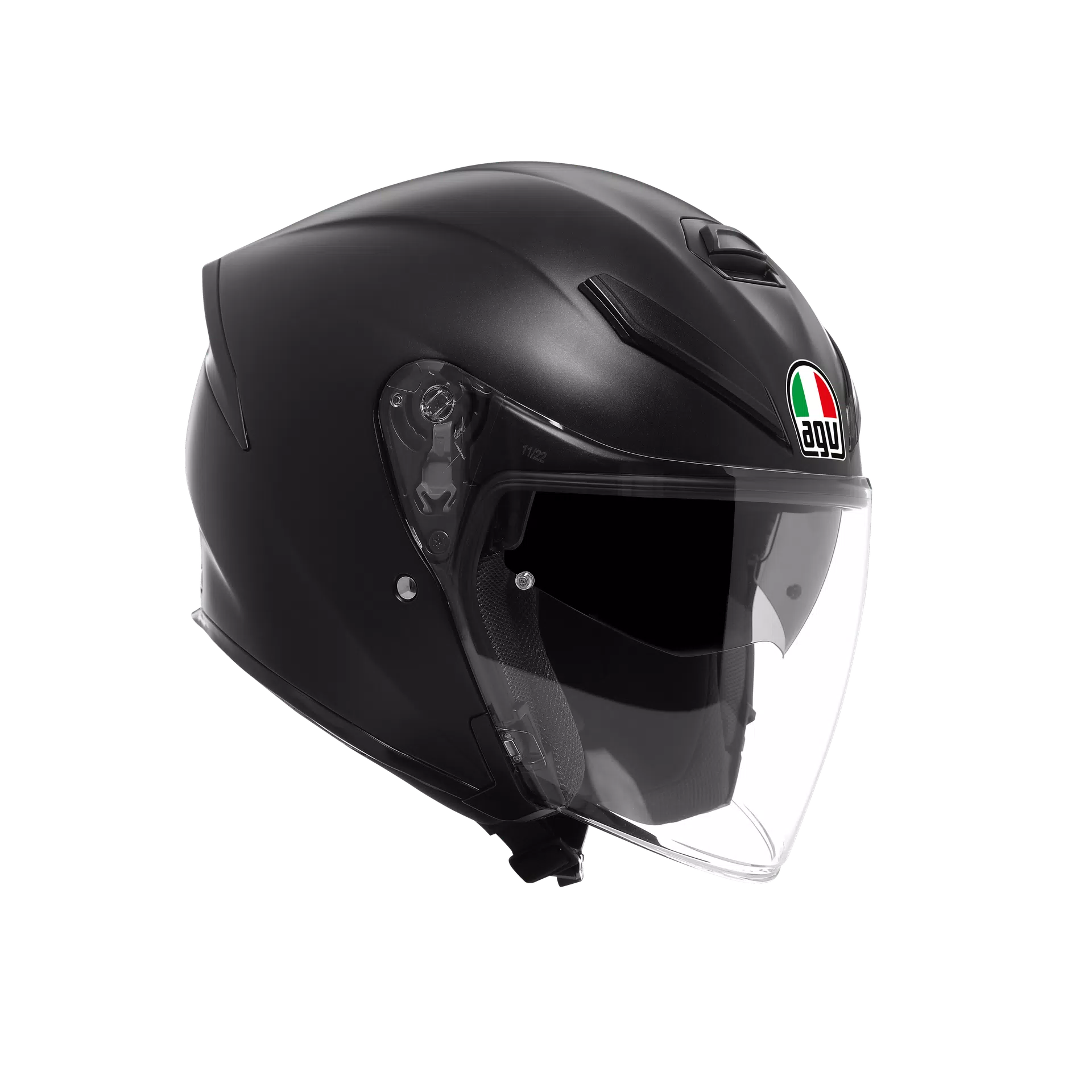 Casco Moto Jet AGV K5 Jet Evo Mono Matt Black