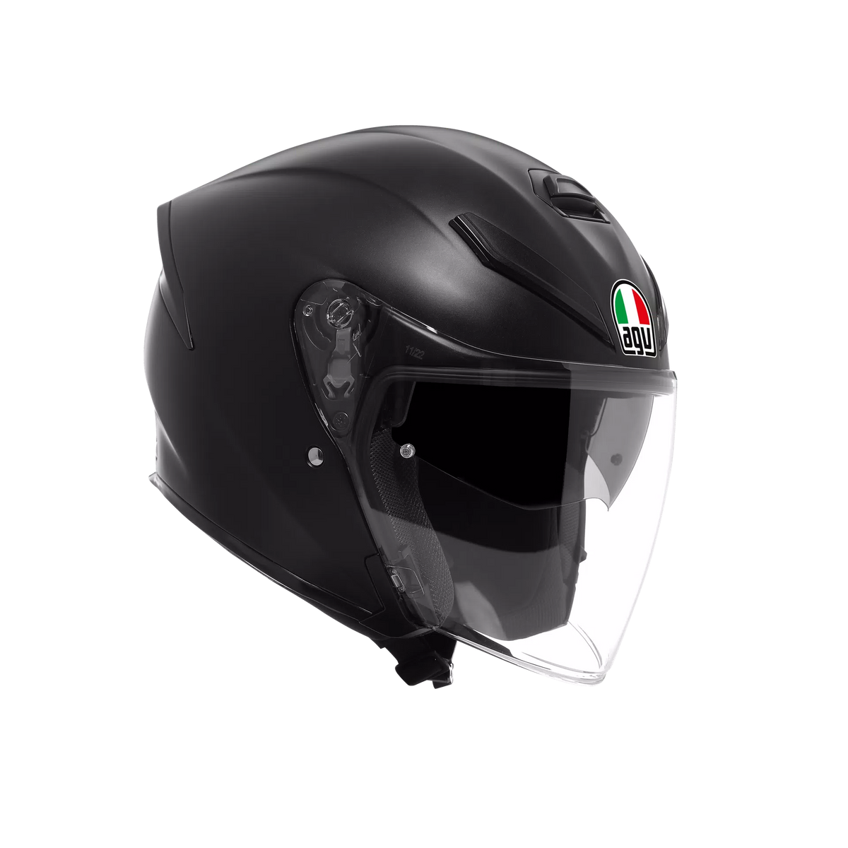 Casco Moto Jet AGV K5 Jet Evo Mono Matt Black