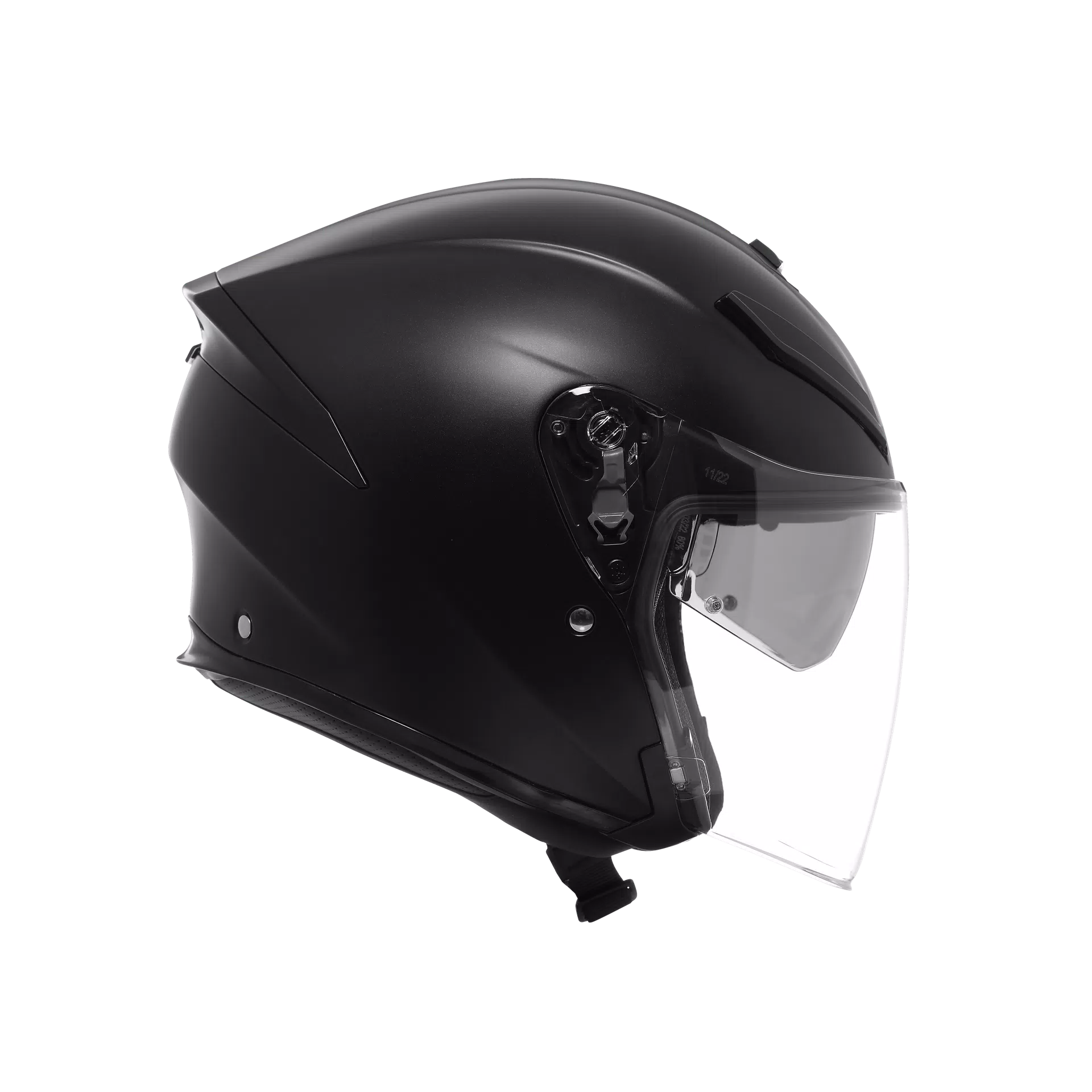 Casco Moto Jet AGV K5 Jet Evo Mono Matt Black