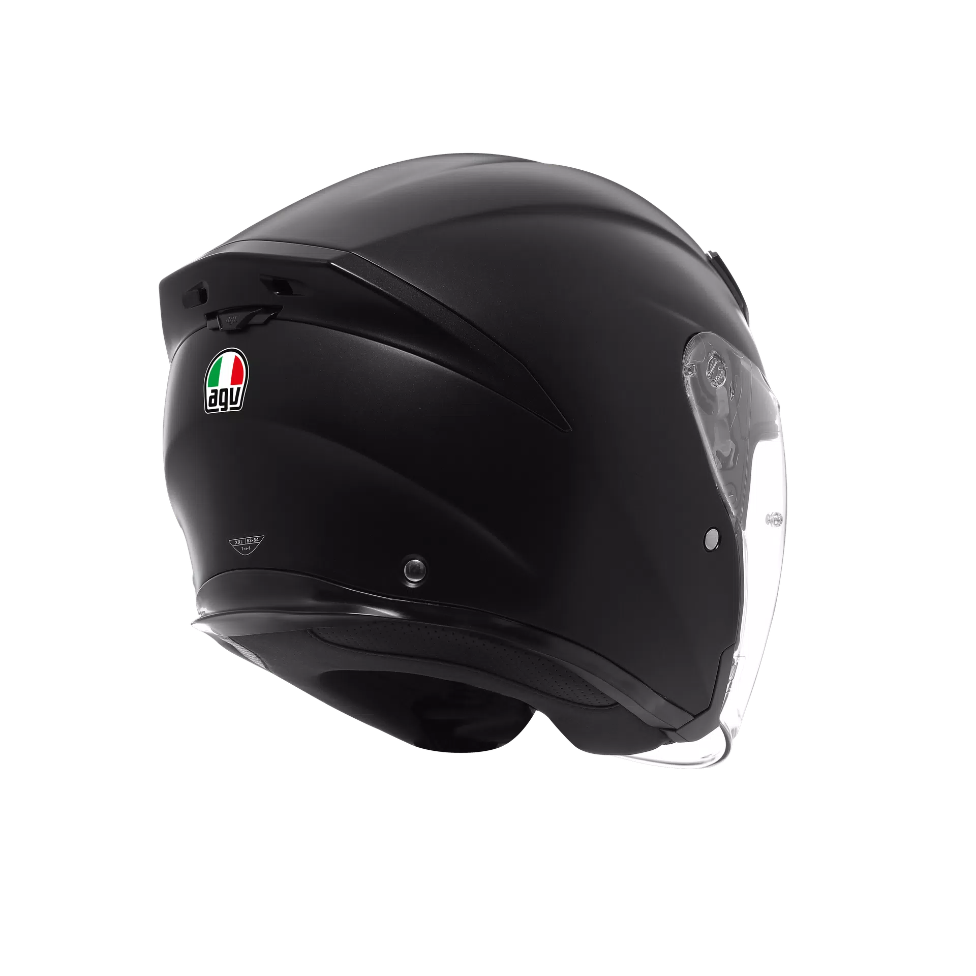 Casco Moto Jet AGV K5 Jet Evo Mono Matt Black