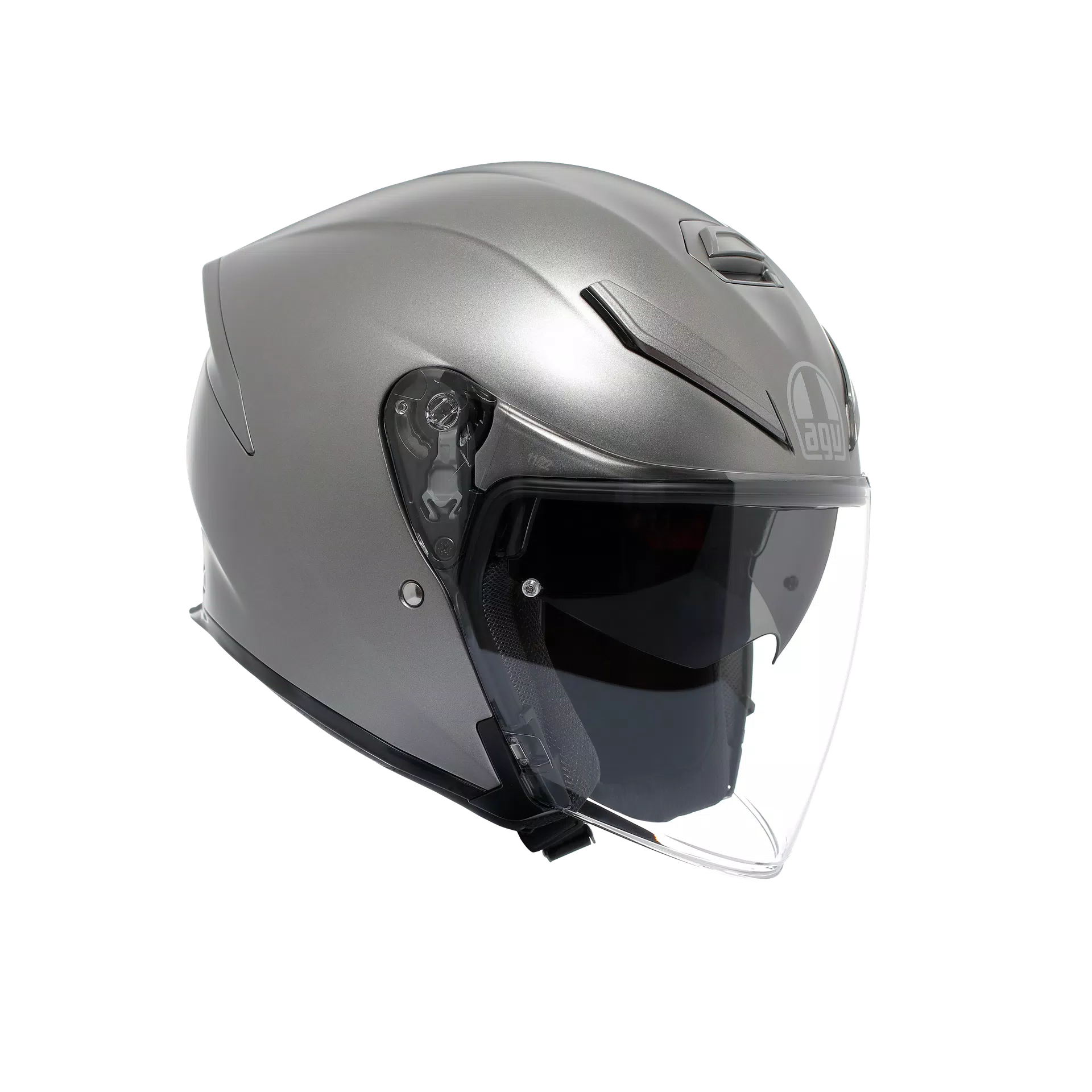 Casco Moto Jet AGV K5 Jet Evo Mono Matt Luna Grey