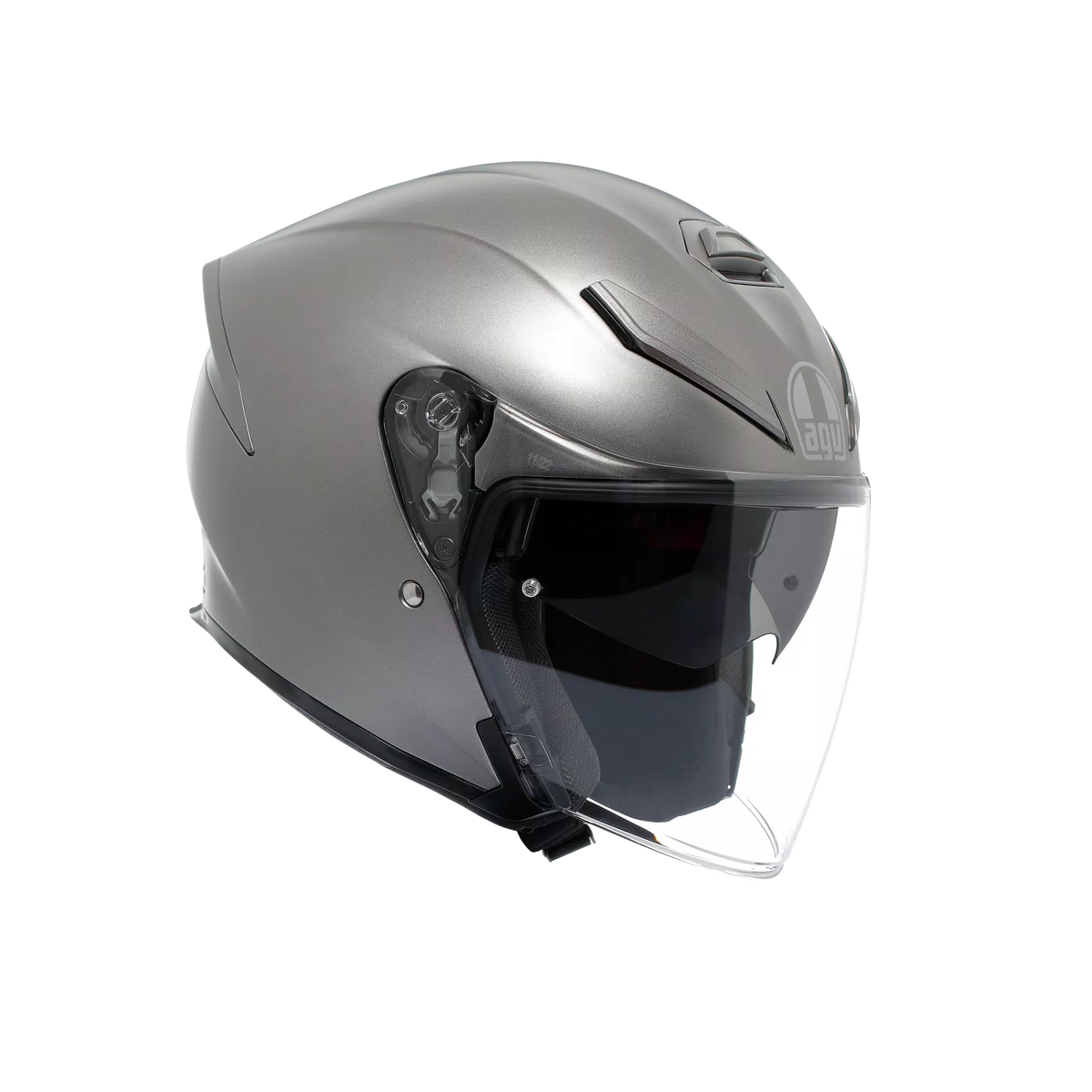 Casco Moto Jet AGV K5 Jet Evo Mono Matt Luna Grey