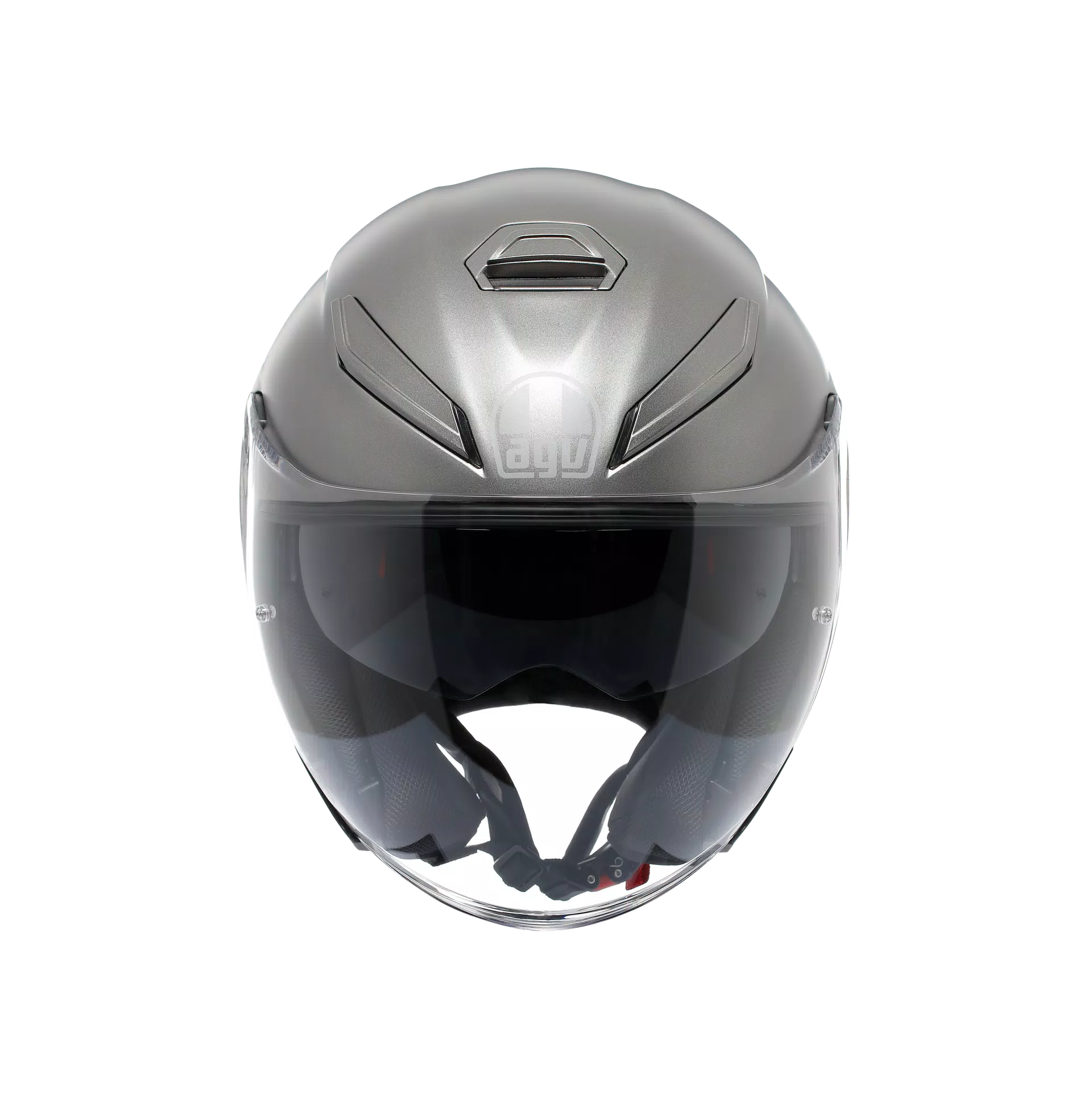 Casco Moto Jet AGV K5 Jet Evo Mono Matt Luna Grey