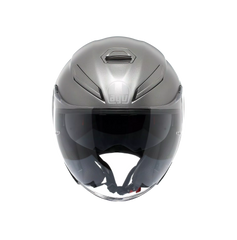 Casco Moto Jet AGV K5 Jet Evo Mono Matt Luna Grey