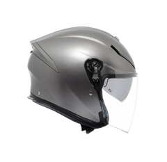 Casco Moto Jet AGV K5 Jet Evo Mono Matt Luna Grey