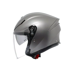Casco Moto Jet AGV K5 Jet Evo Mono Matt Luna Grey