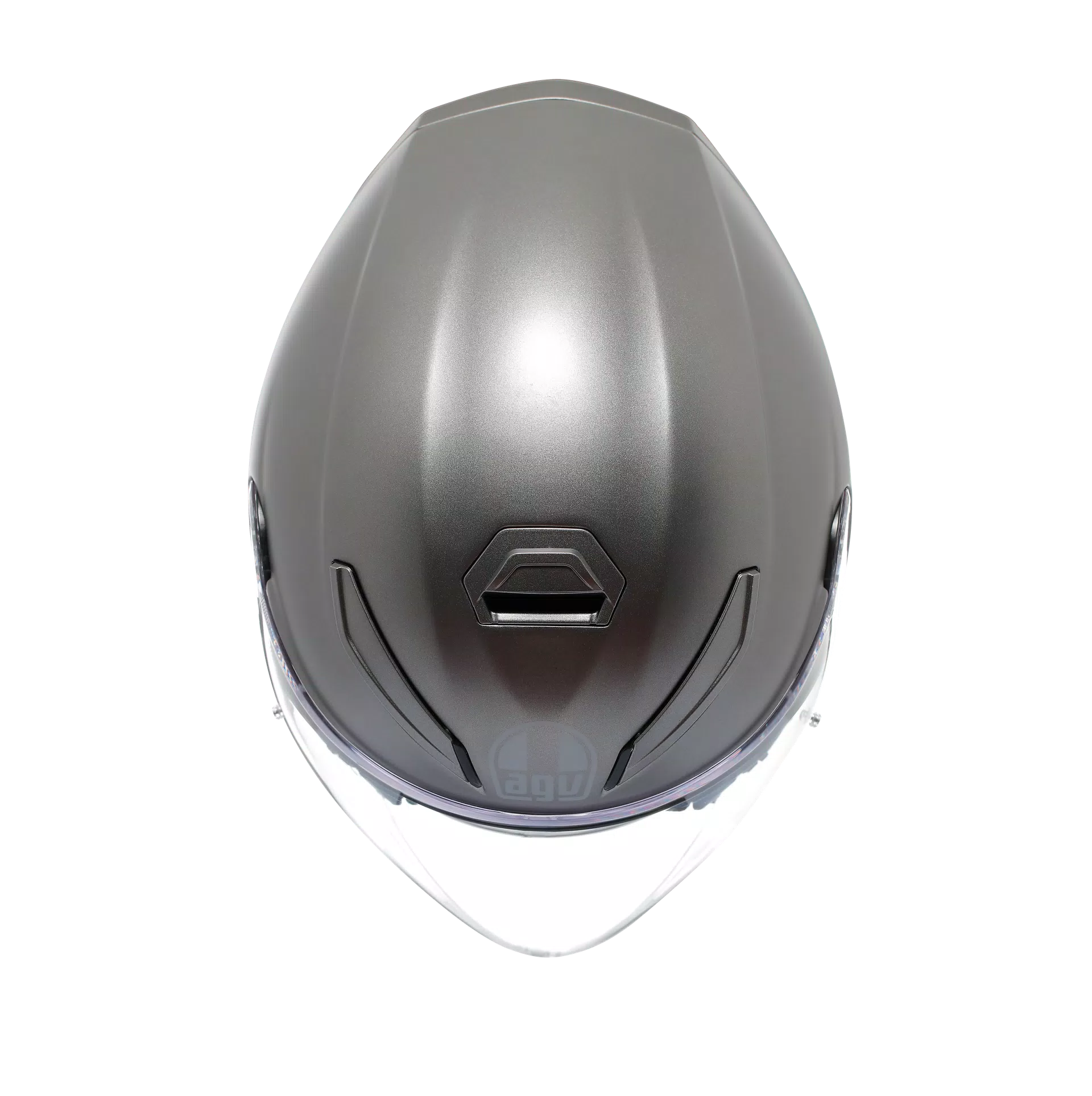 Casco Moto Jet AGV K5 Jet Evo Mono Matt Luna Grey