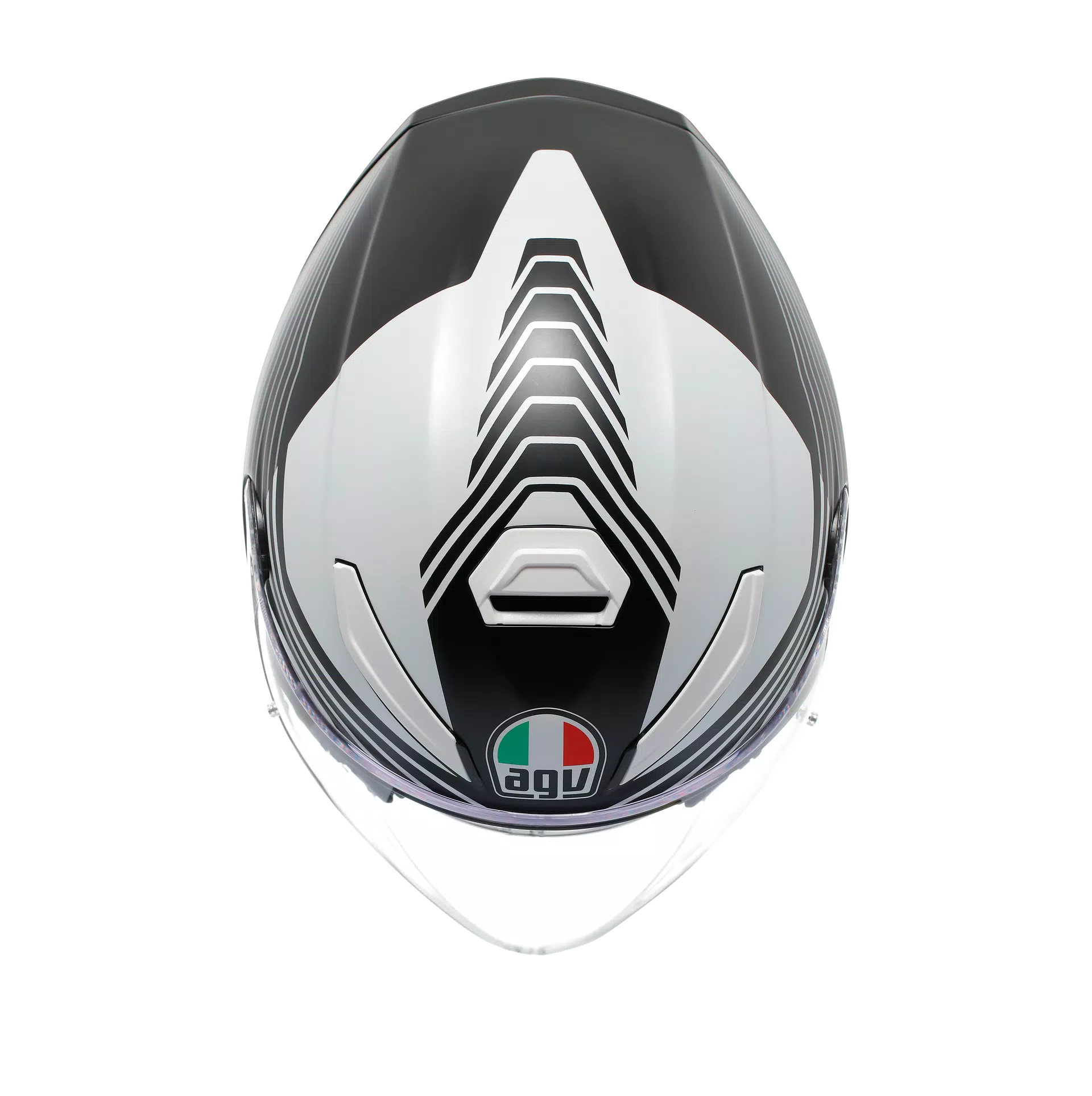 Casco Moto Jet AGV K5 Jet Evo Control Matt Black/White