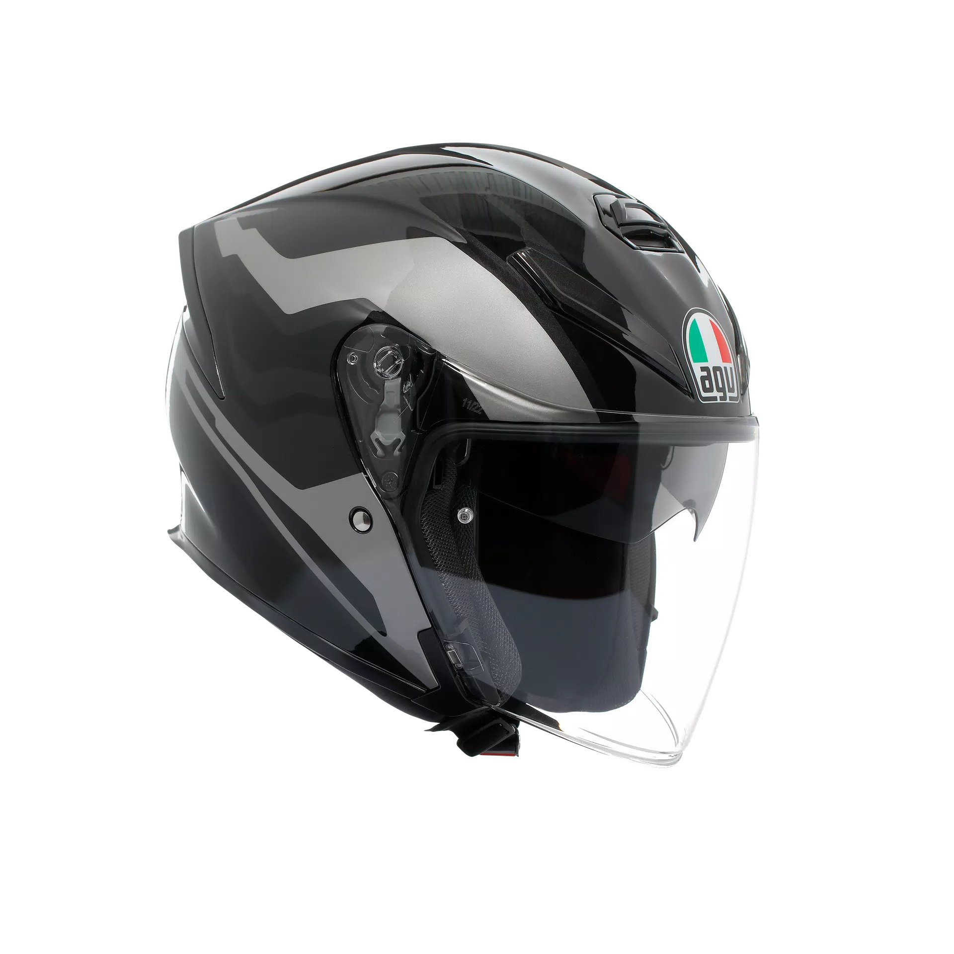 Casco Moto Jet AGV K5 Jet Evo TUNE Grey/Black