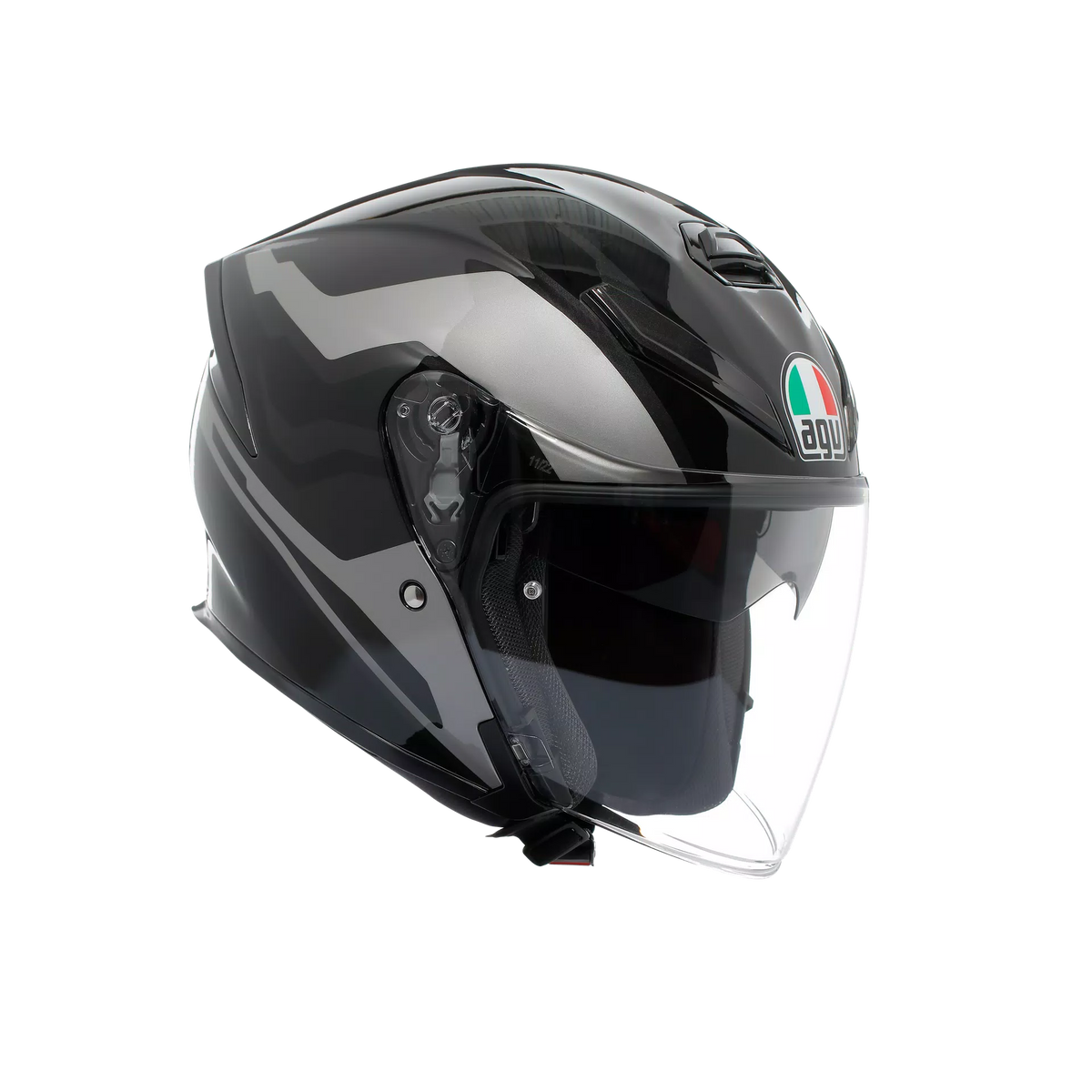 Casco Moto Jet AGV K5 Jet Evo TUNE Grey/Black