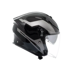 Casco Moto Jet AGV K5 Jet Evo TUNE Grey/Black