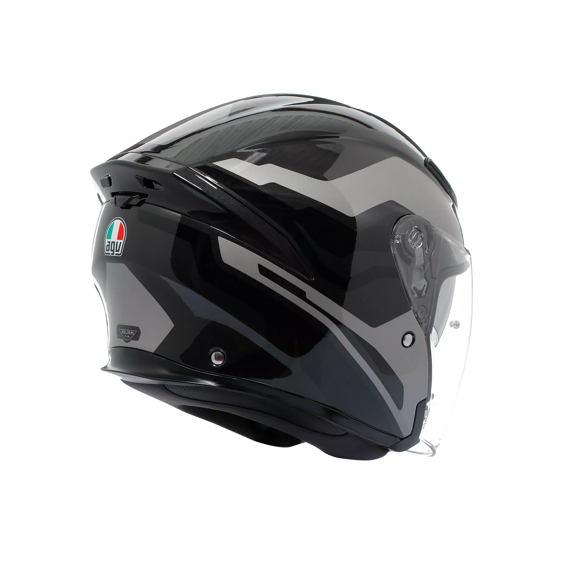 Casco Moto Jet AGV K5 Jet Evo TUNE Grey/Black