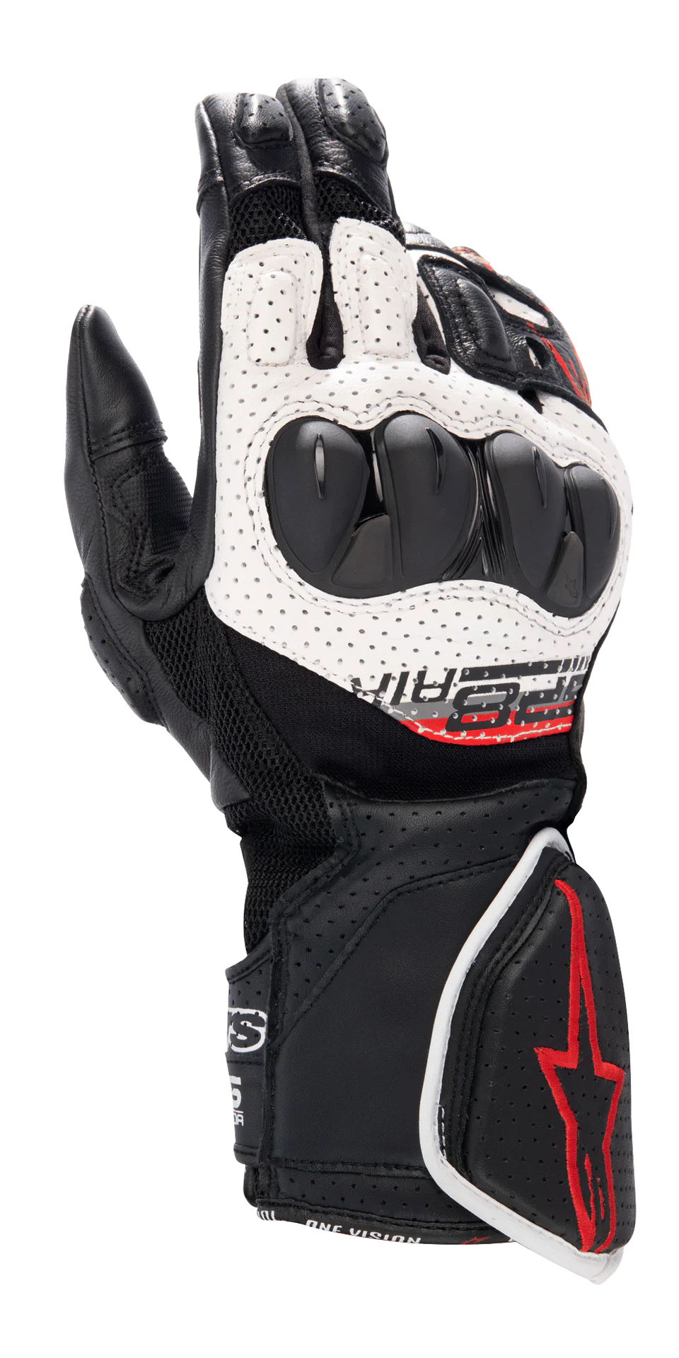 Alpinestars - Sp-8 V3 Air Gloves – Nero Bianco Rosso brillante