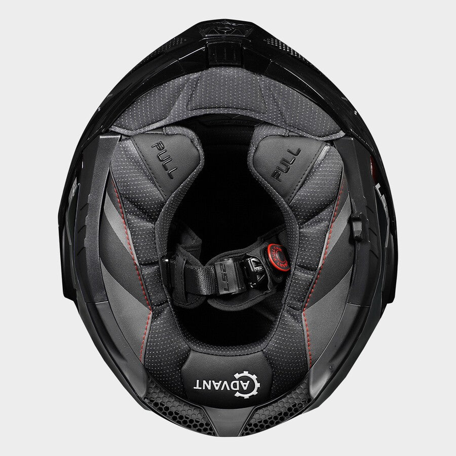 LS2 FF901 Advant X Carbon – Casco Moto Reversibile – Solid Matt Carbon
