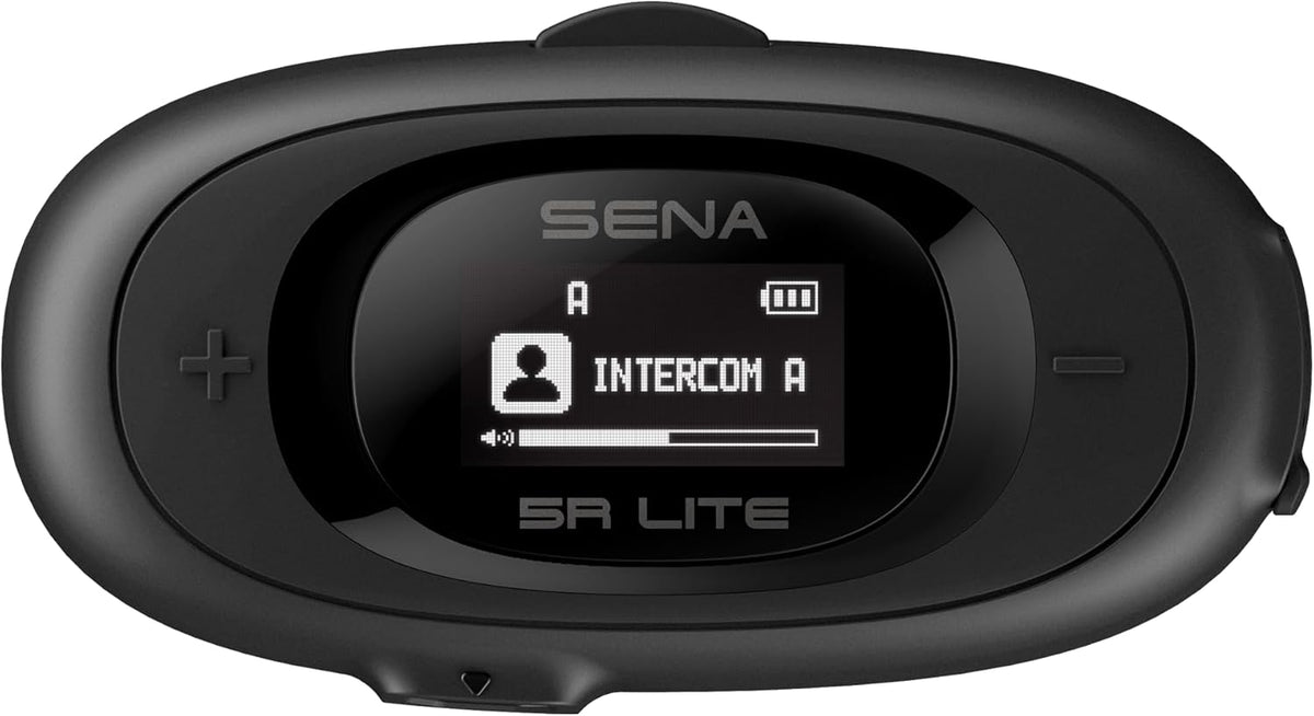 Interfono Moto Universale Sena 5R-LITE Bluetooth 5.1 con Display Integrato