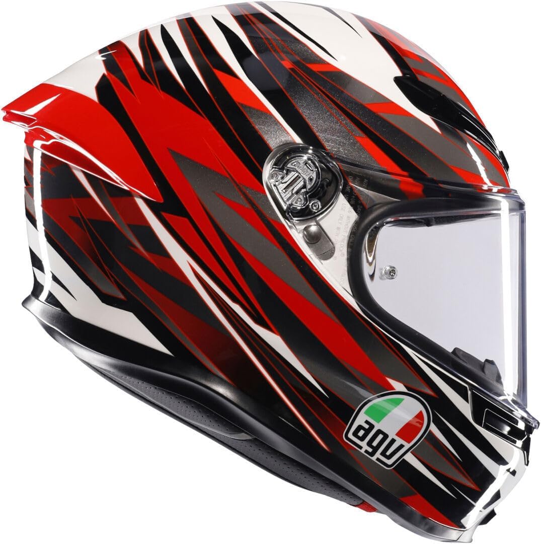 Casco Moto K6 S AGV E2206 MPLK Reeval White/Red/Grey