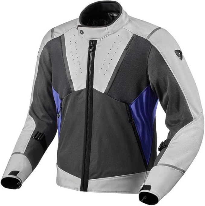 REV'IT! - Airwave 4- Giacca Moto Uomo - Grigio Chiaro-Blue