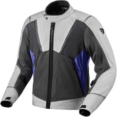 REV'IT! - Airwave 4- Giacca Moto Uomo - Grigio Chiaro-Blue