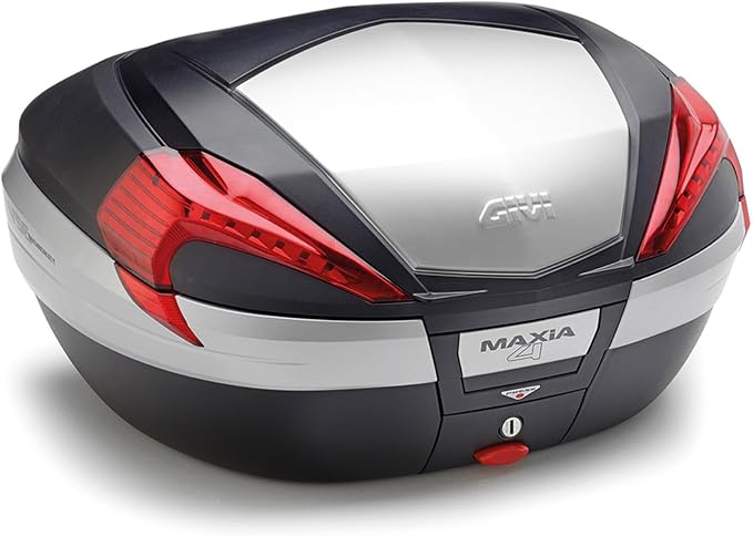 Givi – V56N – Bauletto Monokey® 56L Nero con Catadiottri Rossi