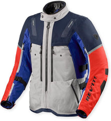 REV'IT! - Sand 5 H2O - Giacca Moto Uomo - Argento-Blu