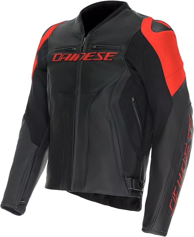 Racing 5 - Giacca Moto In Pelle Perforata - Uomo