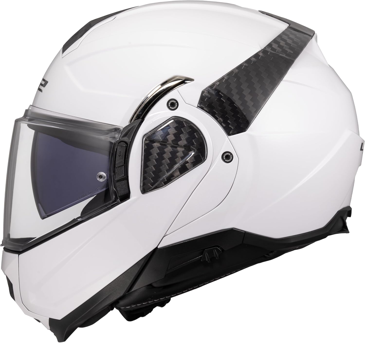 LS2 FF910 Advant II – Casco Moto Convertibile KPA – Bianco