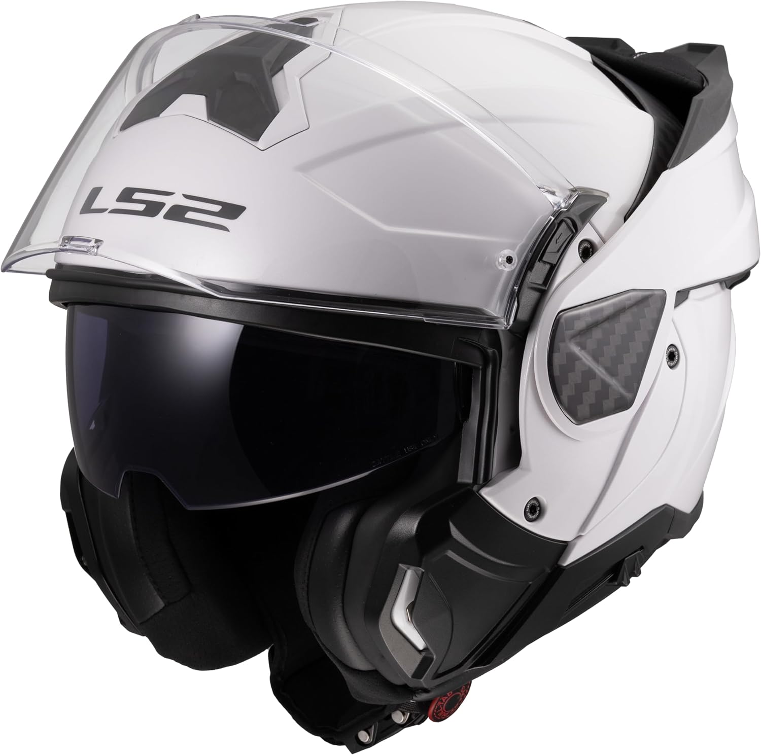 LS2 FF910 Advant II – Casco Moto Convertibile KPA – Bianco