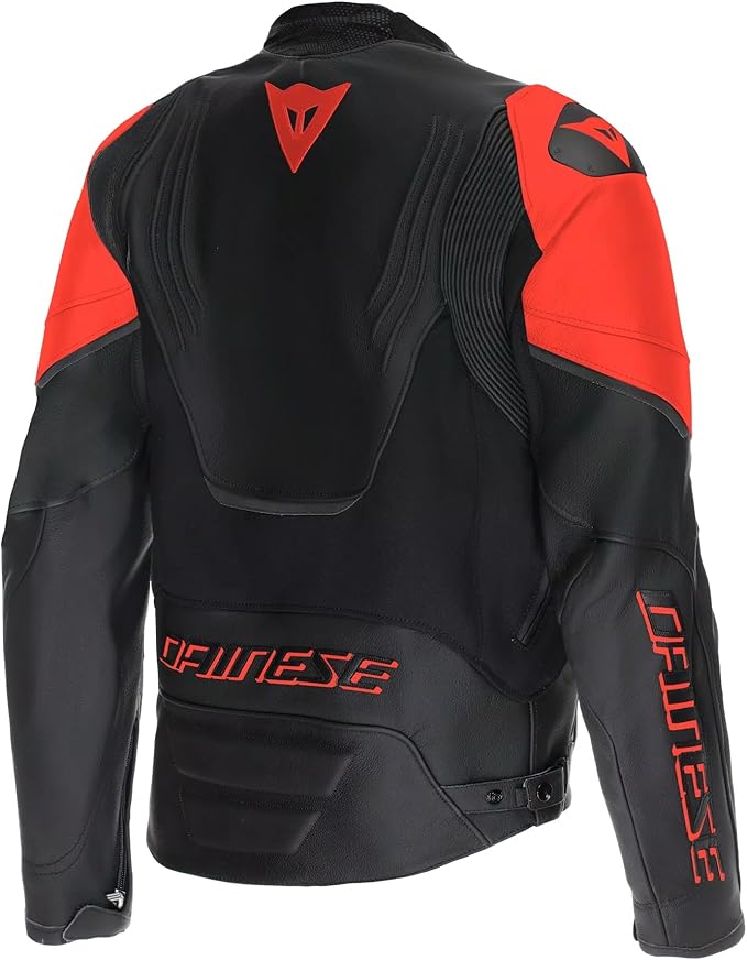 Racing 5 - Giacca Moto In Pelle Perforata - Uomo