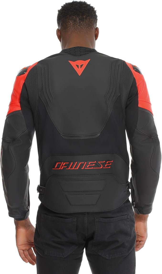 Racing 5 - Giacca Moto In Pelle Perforata - Uomo
