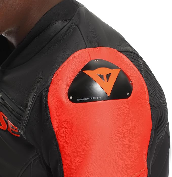 Racing 5 - Giacca Moto In Pelle Perforata - Uomo