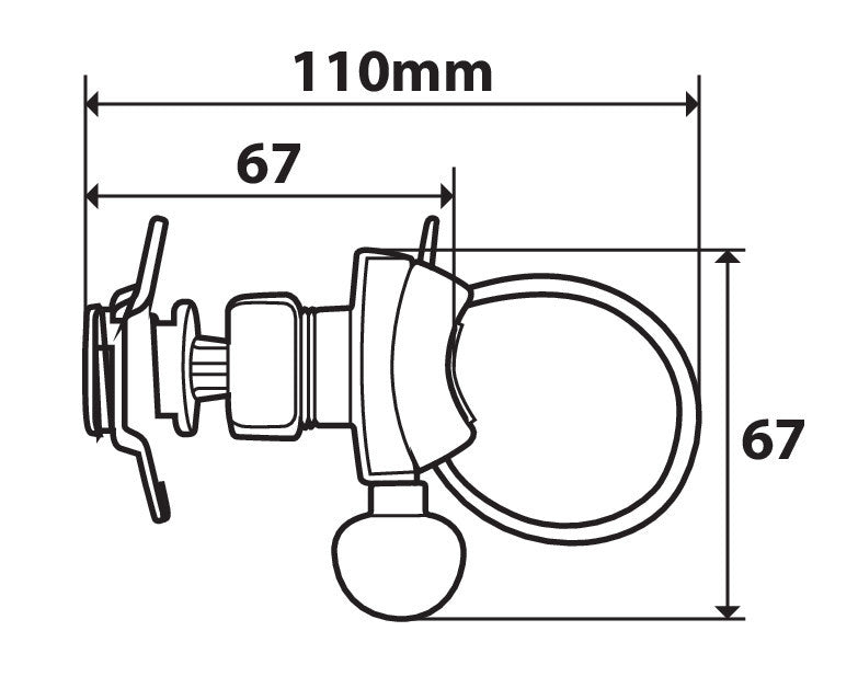 Belt, supporto per custodia smartphone per manubrio