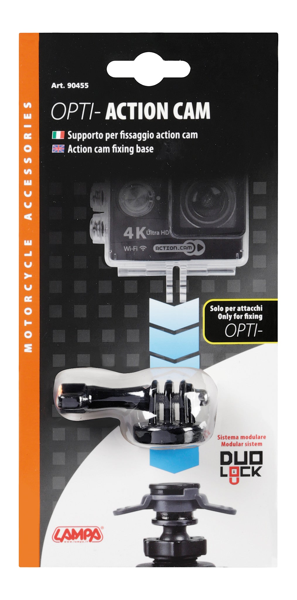 Action Cam, supporto per fissaggio action cam