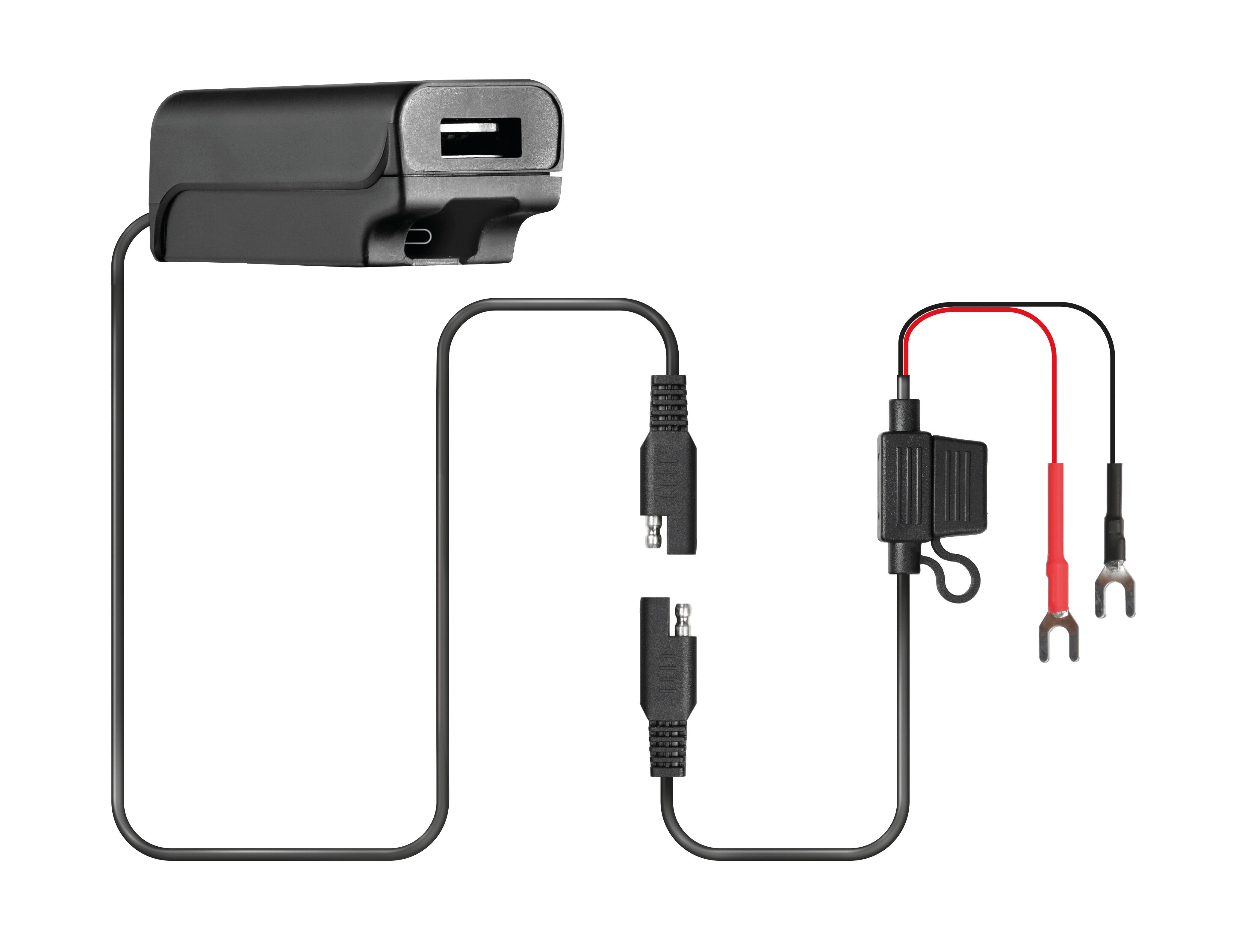 Trek X, Caricatore usb con doppia presa USB (USB A + USB C) resistente alla pioggia