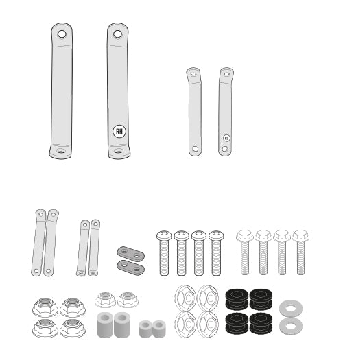 Kit Attacchi Parabrezza Givi A6119A per Kymco Agility S 125 (22-26)