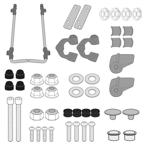 Kit Attacchi Parabrezza Givi A8964A NIU UQI GT 2021-2026 per D1155ST