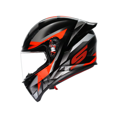 Casco Moto Integrale AGV K1 S Fastlap Black/Grey/Red