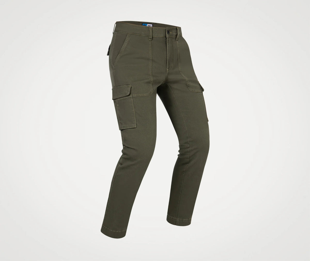 Pantaloni Cargo Moto Straight Fit PMJ Aviator Army