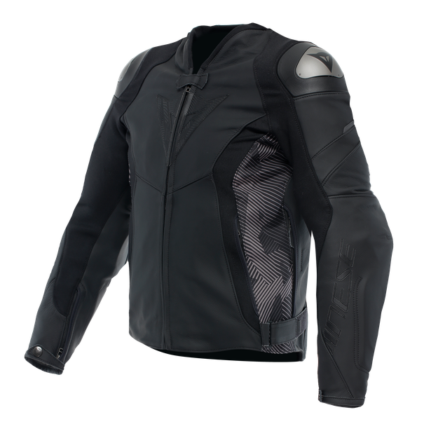 Avro 5 - Giacca da moto in pelle con inserti elasticizzati S1 e Microelastic 20 Versatile - Uomo