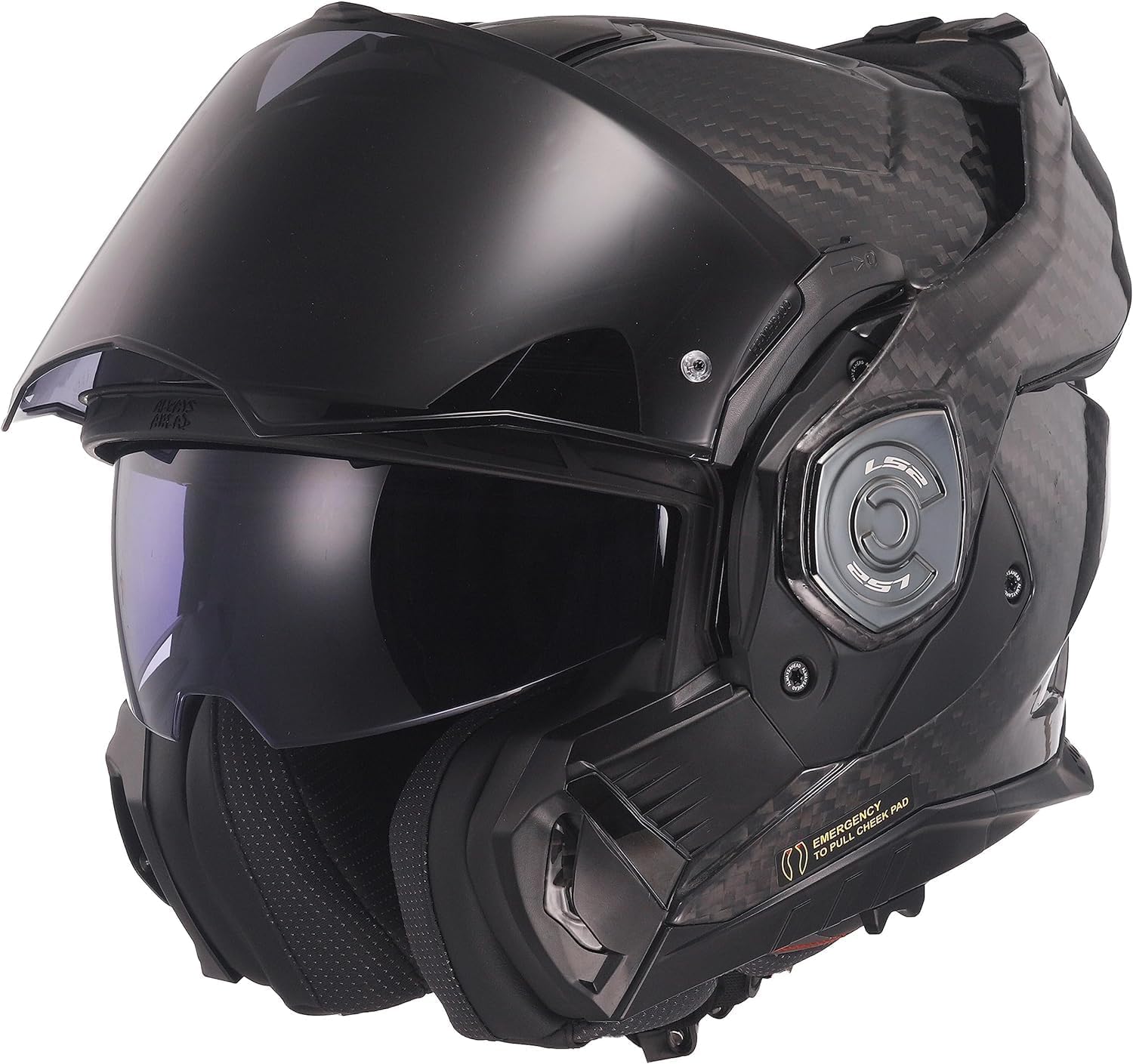 Casco convertibile in fibra di carbonio LS2 Advant X Carbon FF901
