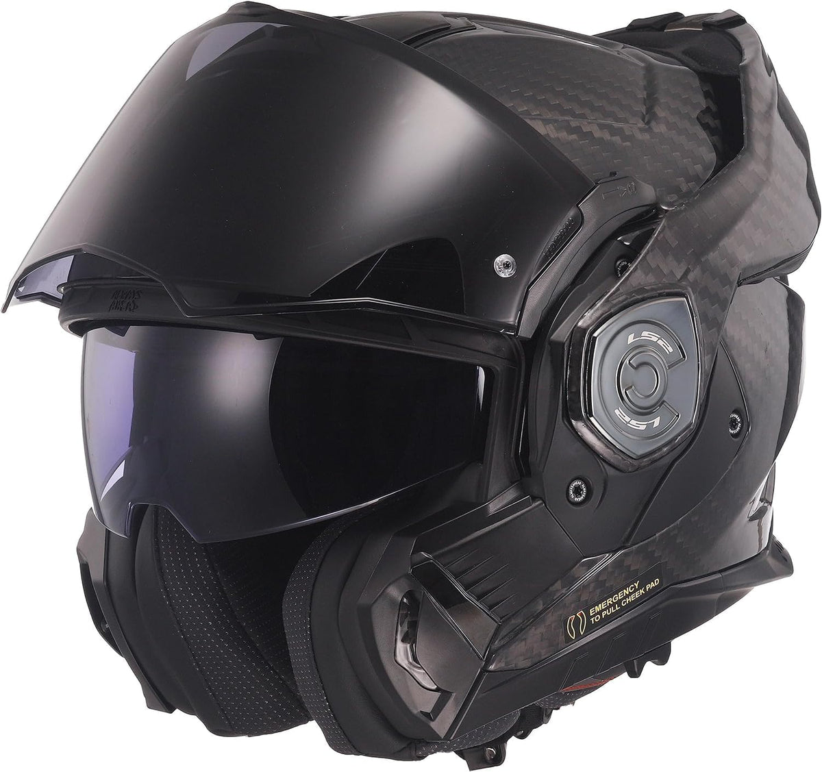 Casco convertibile in fibra di carbonio LS2 Advant X Carbon FF901