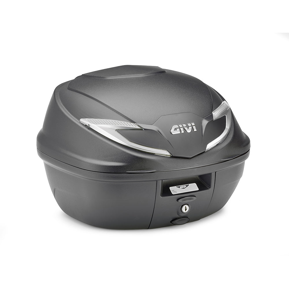 Givi - Bauletto Monolock B360N2 Nero Cattadiottri Rossi 39LT