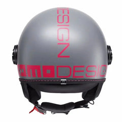 Casco Jet Momodesign FGTR Classic Grigio Fucsia Fluo Opaco