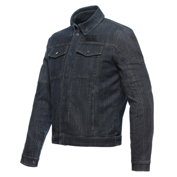 Denim Tex - Giacca da moto in tessuto Denim elasticizzato e protezioni morbide Pro-Shape 2 - Uomo