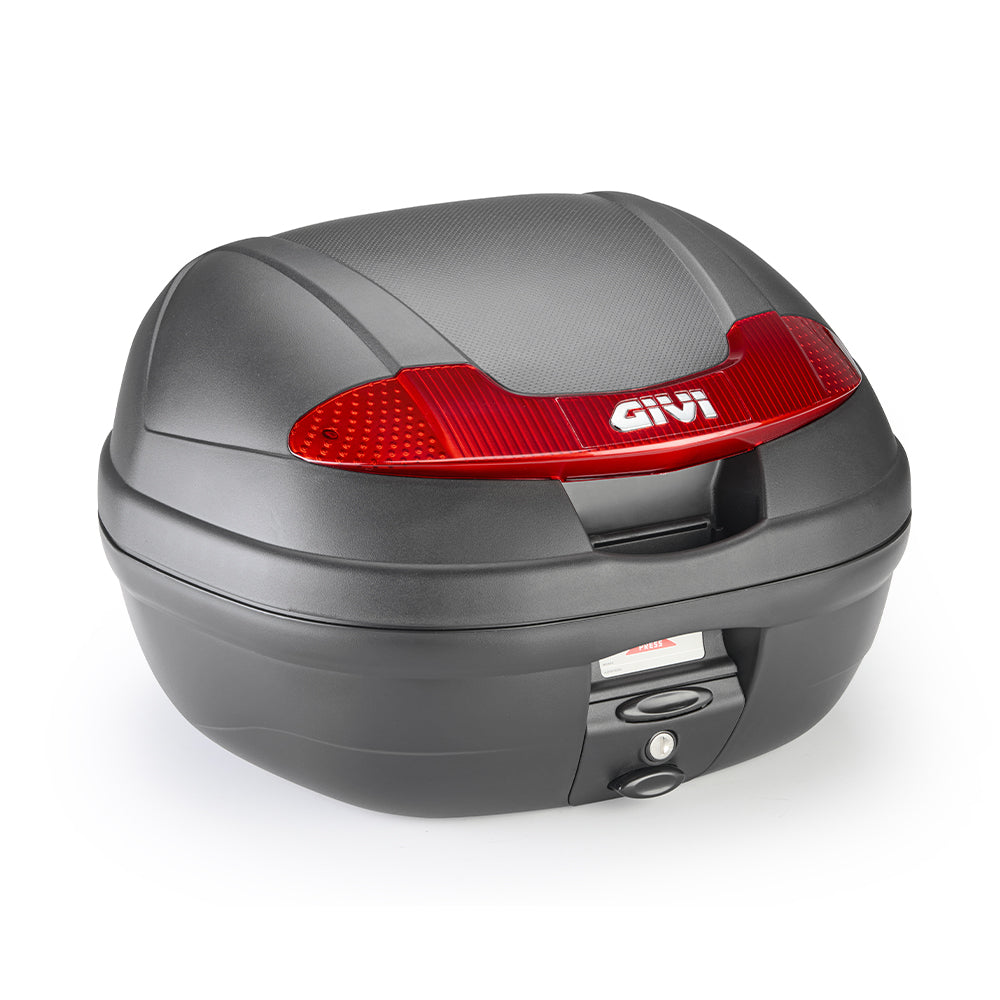 Givi - Bauletto E340NT2 Nero Catadiottri Trasparente Verniciati
