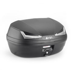 Givi - Bauletto Monolock  E455N Nero con Catadiottri Rosso