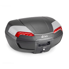 Givi - Bauletto Monolock  E46 Riviera Nero con Catadiottri Rossi