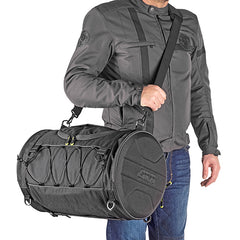Givi - Easy Bag -EA107C - Borsa da Coda a Rullo 35L - Cinghie con Doppi D-Ring